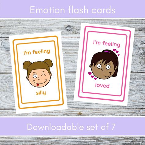 Feelings Printable, Emotion Flashcards, Learning Emotions, Emotions Flashcards, Eyfs Curriculum, Emotions Cards, Emotions Activities, Printable Flashcards, Early Years Foundation Stage