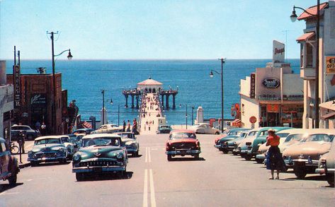 manhattan beach california 1950's | Ryan Khatam | Flickr Los Angeles Aesthetic, Manhattan Beach California, Manhattan Beach Pier, Eternal Summer, Vintage Los Angeles, Redondo Beach, Vintage California, South Bay, Manhattan Beach