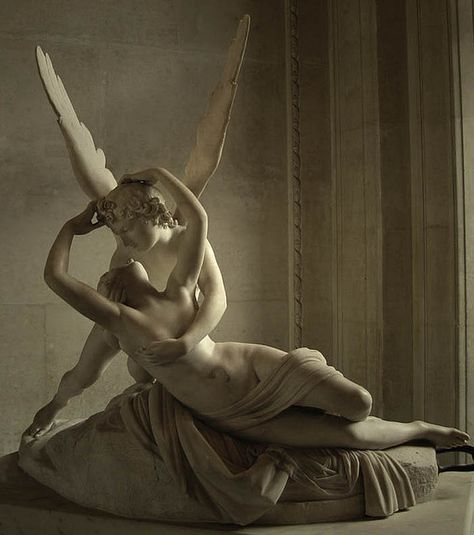 Eros Psyche, Eros And Psyche, Antonio Canova, Cupid And Psyche, 얼굴 드로잉, Greek Statues, Rennaissance Art, Greek And Roman Mythology, Greek Mythology Art