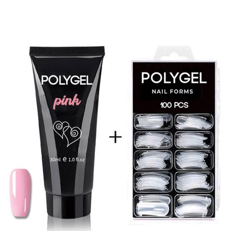 Purchase PolyGel Nail Kit Nail Kit Gift, Polygel Nail, Light Nails, Nagel Tips, Nails Now, Kiosk Design, Gel Nail Kit, Polygel Nails, Long Lasting Nails