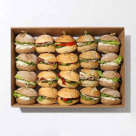 Best Sandwich Platters in Sydney & Melbourne| Catering Project Party Finger Sandwiches, Veg Sandwich, Mini Sliders, Sandwich Platter, Salad Rolls, Lunch Items, Party Sandwiches, Superfood Salad, Mini Sandwiches