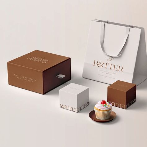 Introducing Butter. A pâtisserie brand with a romantic, modern style from Europe to Chicago. 🤍 At Designs by Gabi, we create bespoke, delightful, memorable visual identity designs that truly represent your business values and connect with high-end customers. If you're ready to LEVEL UP inquiry from the link in bio! Let's create a brand identity you'll be proud of! . . . #bakery #pastry #italianstyle #bakerylove #bakerylogo #restaurant #pastrylovers #bakerybranding #cakedesign #luxurybran... Cute Pastry Packaging, Bakery Branding Design Inspiration, High End Bakery, Pastry Packaging Design, Pastry Branding Design, Cake Branding Design, Luxury Bakery Branding, Pastry Shop Branding, Patisserie Packaging