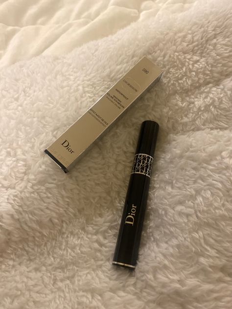 Dior Mascara Aesthetic, Aesthetic Mascara, Mascara Aesthetic, Mascara Dior, Dior Mascara, Channel Makeup, Diorshow Mascara, American Makeup, Products Aesthetic