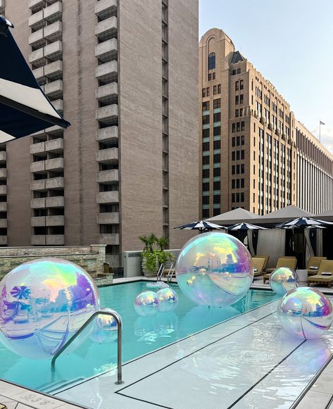 Iridescent giant inflatable orbz?! Yes please!! ✨ They’re the ultimate touch to elevate your pool parties. Book us now, and let us help you create the pool party of your dreams! 🏊‍♀️🌴 Luxury Pool Party, Belvedere Vodka, Giant Balloons, Giant Inflatable, Pool Decor, Space Party, Mirror Ball, Luxury Pool, Star Party