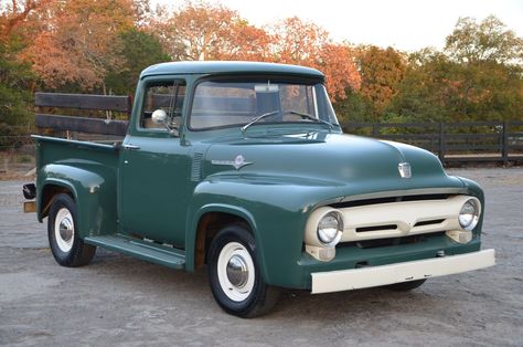 56 Ford Truck, 1956 Ford Truck, Old Ford Truck, 1956 Ford F100, Best Pickup Truck, Big Ford Trucks, American Pickup Trucks, Ford Motorsport, Vintage Pickup Trucks