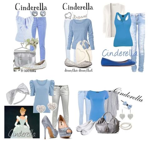 Leisha McCaffrey - these are so you : ) Scroll down on the blog for casual princess-inspired outfits too. Description from pinterest.com. I searched for this on bing.com/images Modern Cinderella Costume, Cinderella Bounding Outfits, Cinderella Outfits Modern, Cinderella Bounding, Cinderella Outfit Ideas Disney, Casual Cinderella Outfit, Modern Day Cinderella Outfit, Modern Cinderella Outfit, Cinderella Outfit Ideas