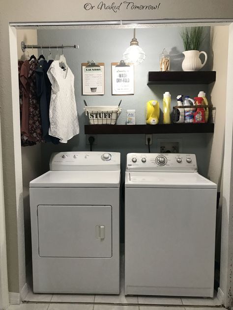 (paid link) Find the best laundry room Design here to freshen taking place your space. Whether you're looking to save it neutral, deed once patterns, or allow the descend ... Laundry Closet Makeover, Laundry Room Decorating, Laundy Room, Room Storage Diy, Room Refresh, Closet Organization Diy, Laundry Closet, Laundry Room Diy, Small Laundry Rooms