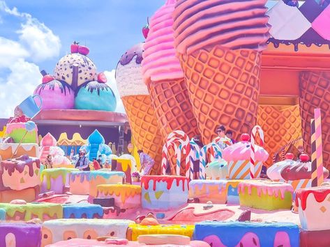 In the enchanting city of Pattaya, there exists a whimsical wonderland that beckons both the young and the young at heart. Nestled within this vibrant destination is the world’s largest ice cream cafe, a fantastical creation that mirrors the beloved map of Candy Crush. Welcome to the Great and Grand Sweet Destination, where reality and […] The post World’s La... Candy City, Ice Cream World, Ice Cream Scoops, Disney Art Drawings, City Drawing, Whimsical Wonderland, Ice Cream Treats, Pinterest Ideas, Travel Asia