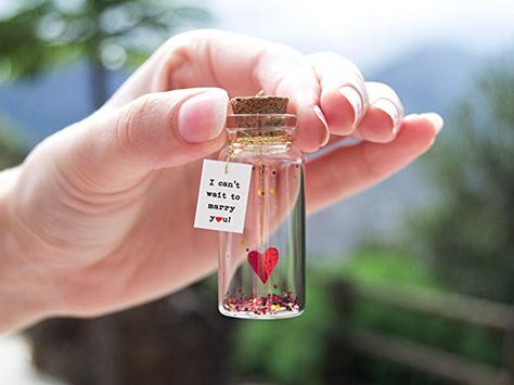 Funny Love Cards, Distance Relationship Gifts, Long Distance Relationship Gifts, Bottle Charms, Relationship Gifts, Christmas Gifts For Him, Message In A Bottle, Engagement Cards, Mini Bottles