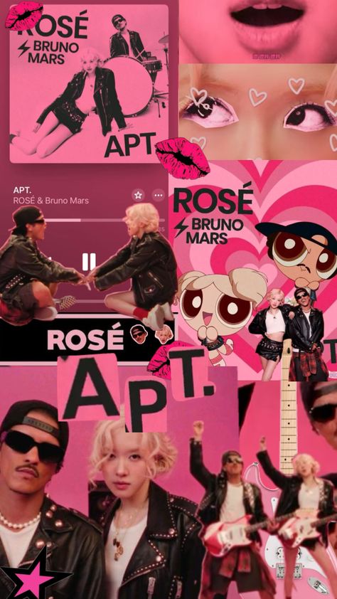 #apt#rosé#brunomars#pink#.                       #blackpink Rosé Cute Blackpink, Pink Wallpaper Hello Kitty, Black Pink Background, Blink Book, Cute Backgrounds For Phones, Disney Princess Pictures, Hello Kitty Iphone Wallpaper, Funny Wallpaper, Black Pink Instagram