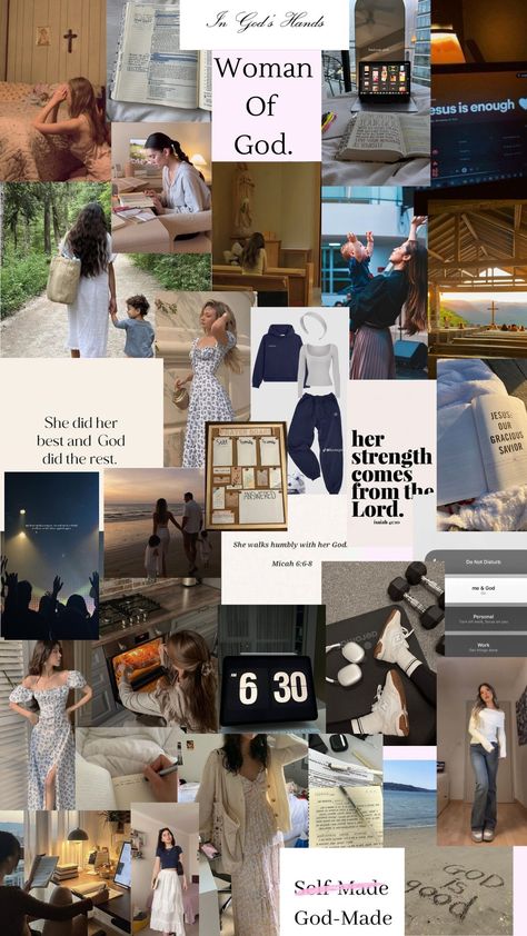 here's a vision board of all aspirations for all women who follow the Lord 2025 Christian Vision Board, God For Vision Board, Catholic Vision Board Ideas, Godly Woman Vision Board, God Vision Board Pictures, Vision Board Faith, Vision Board Ideas Christian, Jesus Vision Board, Godly Lifestyle