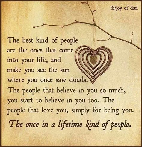 The best kind of people are the ones that come into your life and make you see sun where you once saw clouds Frases Love, Emerson Quotes, Now Quotes, A Poem, Once In A Lifetime, Kinds Of People, True Friends, Friends Quotes, Friendship Quotes