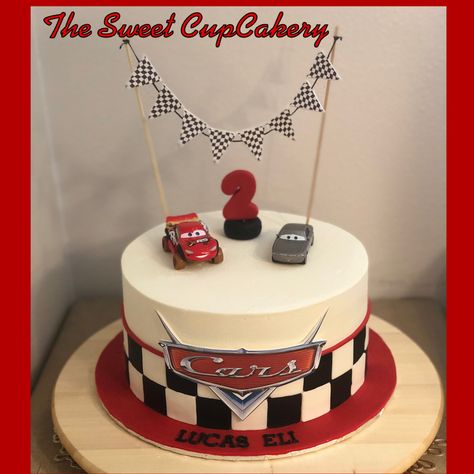 4th Birthday Cakes For Boys, Lighting Mcqueen Cake, Lightning Mcqueen Birthday Cake, Cars Cake Design, Disney Cars Cake, Pixar Cars Birthday, Port Of Spain Trinidad, Lightning Mcqueen Cake, Cars Theme Cake