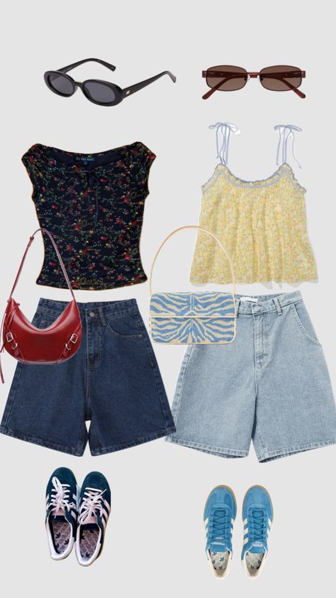 Summer outfit inspi #outfitaesthetic #summeroutfit Summer Camp Clothes Aesthetic, 80s Summer Camp Aesthetic Outfits, Dti Summer Camp Fit, 90s Summer Outfits, Clothes Images, Outfits For Japan, Paris Fits, Cocunut Girl Aesthetic Outfit, Sufer Girl Aesthetic Outfits