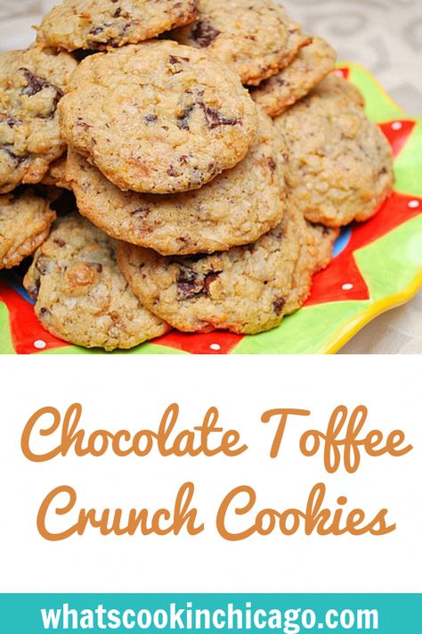 Cookies Toffee Bits, Maple Shortbread, Good Cookies, Toffee Crunch, Crunch Cookies, Fancy Desserts Recipes, Future Chef, Cookie Cake Pie, Toffee Cookies