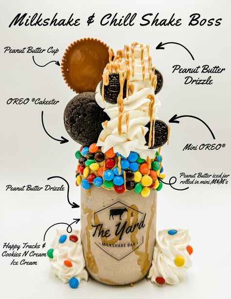 Reese Cup Ice Cream Cake, Reese’s Milkshake, Brownie Milkshake Frap, Reese’s Cups, Reece’s Peanut Butter Cups, Milkshake Shop, Peanut Butter Cup Ice Cream, Milkshake Bar, Reeses Cups