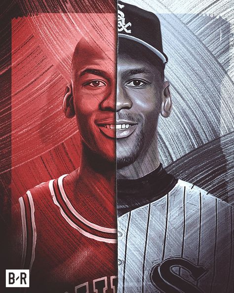 Bleacher Report on Twitter: "MJ had different levels to his game 🏀⚾️… " Michael Jordan Baseball, 90s Rap Aesthetic, Michael Jordan Unc, Mike Jordan, Jordan Art, Michael Jordan Art, Jordan Woods, Michael Jordan Photos, Nike Poster