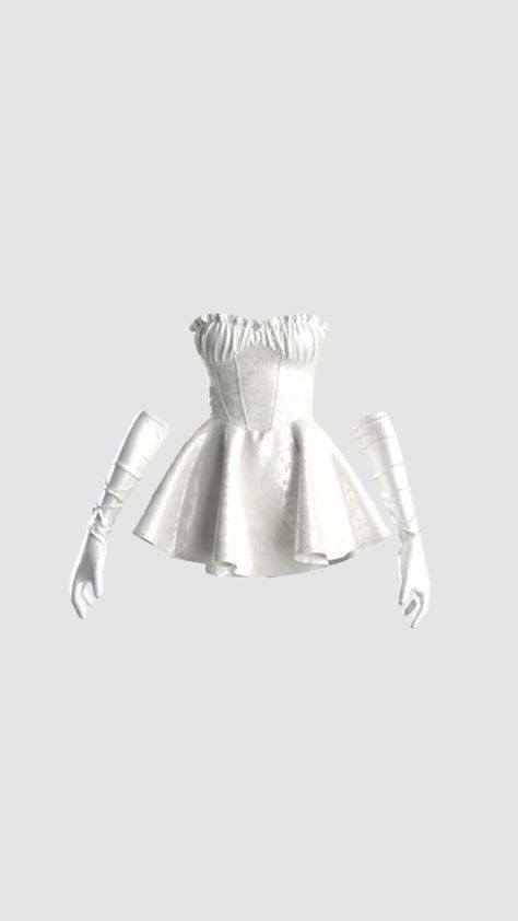 Christmas party outfit inspo, perfect dress for the holidays for all the winter evening events, Christmas party outfit, beautiful winter dress White Corset Mini Dress, Coquette Board, White Satin Gloves, Corset Dress White, White Corset Dress, Satin Gloves, Dress With Gloves, Play Outfit, Christmas Party Outfit