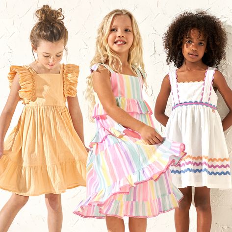 Kidswear Girls, Kidswear Trends, Body Con Dress Outfit, Kids Summer Fashion, Summer Fashion Trends, Kids' Fashion, Childrens Fashion, Summer Kids, Sewing For Kids