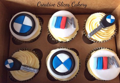 Bmw Gift Ideas, Bmw Cupcakes, Bmw Birthday Cake, Cake Party Ideas, Bmw Cake, 21st Birthday Cupcakes, Birthday Cake For Boyfriend, Cake For Boyfriend, Theme Party Ideas