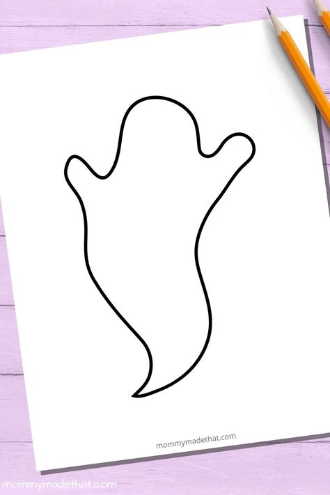 Free Printable Ghost Template (Lots to grab!) Ghost Patterns Printable, Ghost Templates Free Printable, Ghost Stencil Free Printable, Free Ghost Printables, Ghost Pattern Template, Ghost Template Free Printable, Halloween Templates Free Printable, Ghost Template, Ghost Printable