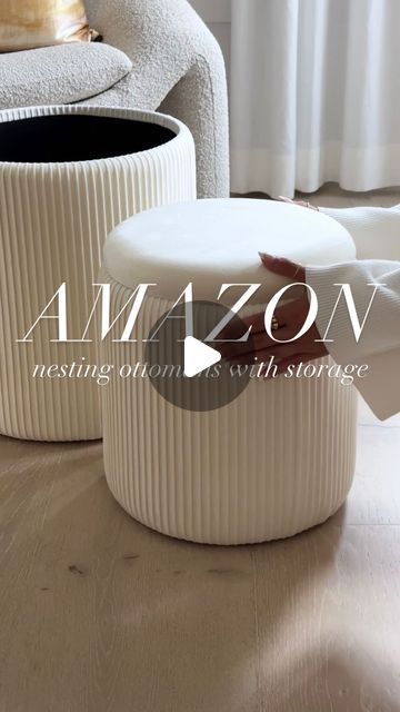 Jen Adams | Comment “CHIC” to shop! Select colors on sale today!!!🤩 Amazon chic nesting ottomans with storage✨ Follow me @interiordesignerella for... | Instagram Classic Glam, Decor 2024, Have A Wonderful Day, Nesting Tables, Wonderful Day, Storage Compartments, So Grateful, Storage Ottoman, Coffee Tables