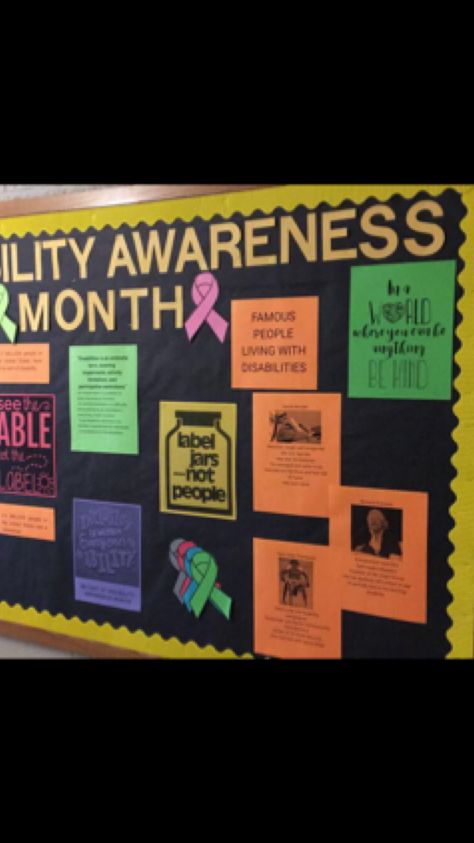 Disabilities Awareness Bulletin Boards, Deaf Awareness, Ra Boards, Ra Bulletins, Ra Bulletin Boards, Teacher Boards, Ra Ideas, Program Ideas, Human Resources