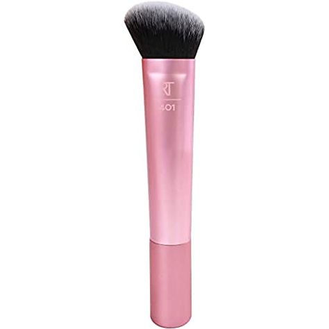 Real Techniques Sculpting Makeup Brush for Contouring (Packaging and Handle Colour May Vary) : Amazon.co.uk: Beauty Cream Bronzer Brush, Real Techniques Contour Brush, Sculpting Makeup, Contour Products, Contouring Brush, Real Techniques Brushes, Pink Makeup Brush, Face Brushes, Bronzer Brush