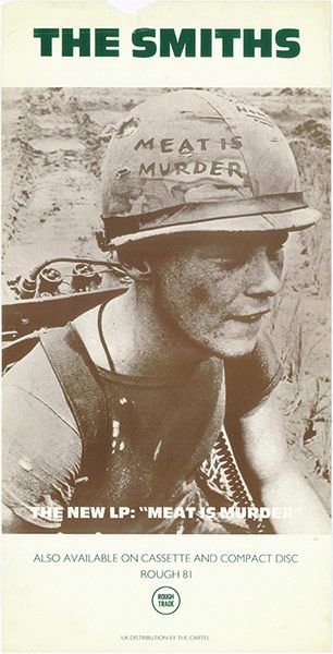 The Smiths : Meat is Murder album (February 1985) The Smiths Poster, How Soon Is Now, The Smiths, Rock N’roll, Rock Posters, Gig Posters, Art Collage Wall, Band Posters, New Poster