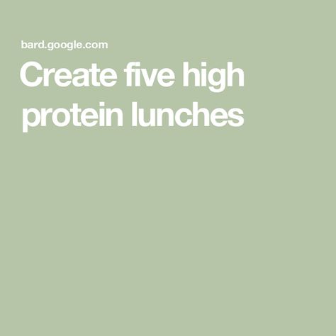 ‎Create five high protein lunches High Protein Lunches, Protein Lunches, High Protein Lunch Ideas, High Protein Lunch, 20 Grams Of Protein, Easy Breakfast Brunch, Kale Quinoa Salad, 30 Grams Of Protein, Protein Lunch