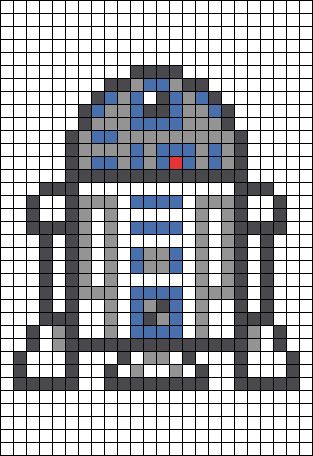 Star Wars Blanket, Star Wars Quilt, Star Wars Crochet, Modele Pixel Art, Star Wars R2d2, Pixel Crochet, Pixel Pattern, Pixel Art Pattern, Crochet Tapestry