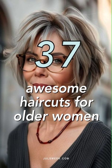 37 awesome haircuts for older women Haircuts For Older Women, Hair Transition, Over 60 Hairstyles, Hair Mistakes, Hair Growing, Summer Dresses For Wedding Guest, Short Hair Over 60, Haircut For Older Women, Blonde Pixie