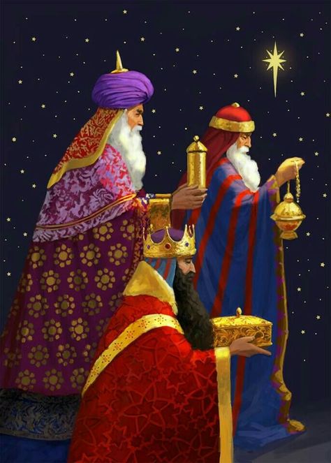 The Three Wise Men, Roi Mage, We Three Kings, Three Wise Men, Christmas Nativity Scene, Three Kings, Christmas Post, Navidad Christmas, Wise Men