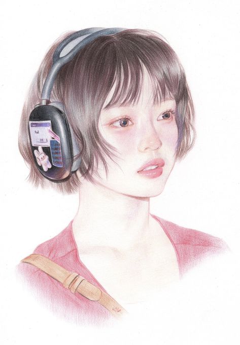 Colored Pencil Artwork, Animation Art Sketches, Kpop Drawings, Realism Art, Cool Sketches, Ethereal Art, Book Art Drawings, Sketchbook Art Inspiration, Beautiful Fantasy Art