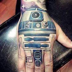 Colored Tattoo, Nightmare Before Christmas Tattoo, Knuckle Tattoos, Christmas Tattoo, Star Wars Tattoo, R Tattoo, Piercing Shop, Inked Babes, Hand Tattoo