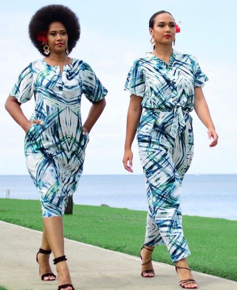 Designer - Samson Lee Fiji Fijian Dress Patterns, Samoan Designs Dresses, Pacific Island Dress Design, Samoan Dress Patterns, Fijian Clothing, Pacific Island Dress Patterns, Polynesian Print Dresses, New Stylish Dress, New Dress Pattern