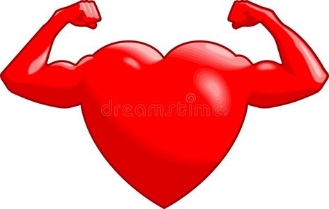 Strong Heart. Illustration of a heart showing how strong and health it is by showing off its muscles royalty free illustration Muscles Illustration, Illustration Heart, Mountain Farmhouse, Strong Heart, Portfolio Ideas, Heart Illustration, Heart Symbol, Free Illustration, Stock Photography Free