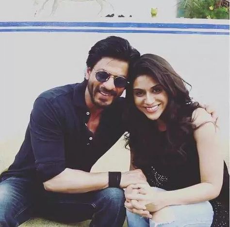 on set, meeting with Zoa Morani, Sept 2015 Zoa Morani, Rohit Shetty, King Khan, Shah Rukh Khan, Shahrukh Khan, On Set, Desi