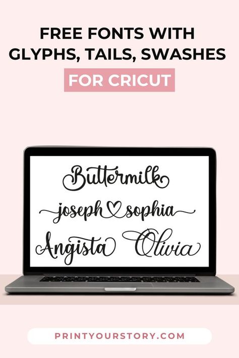 Free Fonts with Swashes and Tails for Cricut – Print Your Story Dafont fonts Font fonts #font #fonts #dafontfonts Script Fonts #scriptfonts 3.1434 Fonts With Swashes, Free Font With Tails, Best Free Script Fonts, Dafont Fonts, Tattoo Script Fonts, Script Fonts Design, Font Examples, Elegant Script Fonts, Free Script Fonts