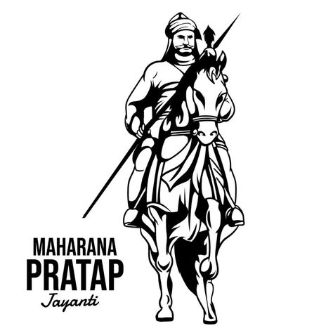 Maharana Pratap Jayanti, Rana Pratap, Maharana Pratap, Banner Background Images, Banner Background, Tshirt Design, Background Images, Vector Art, Vector Free