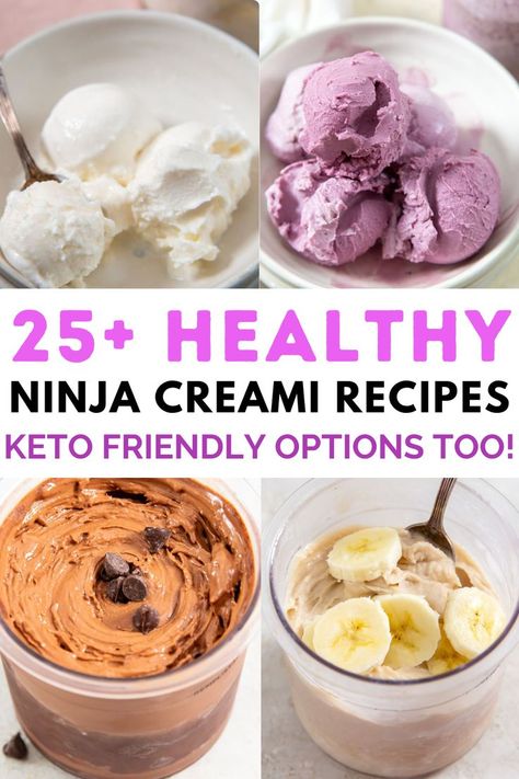 A variety of delicious colorful ice creams Ninja Creami Ice Cream Recipes, Ice Cream Maker Recipes Healthy, Ice Cream Healthy, Low Carb Ice Cream Recipe, Ninja Creami Recipes, Ninja Ice Cream Recipe, Protein Ice Cream Recipe, Blender Ice Cream, Ice Cream Recipes Machine