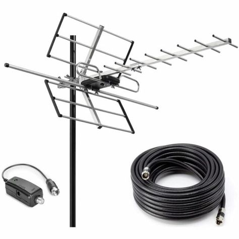 The Best Outdoor TV Antennas of 2023 - Top Picks by Bob Vila Wood Saw Machine, Best Outdoor Tv Antenna, Outdoor Hdtv Antenna, Outdoor Tv Antenna, Antenna Tv, Antenna Gain, Outdoor Antenna, Tv Antennas, Hdtv Antenna