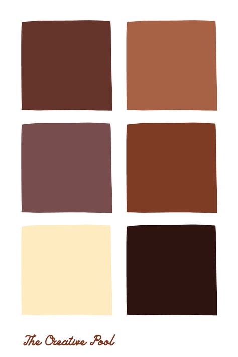 Milk Chocolate Color Palette, Choco Brown Outfit, Reddish Brown Color Palette, Chocolate Brown Palette, Chocolate Color Aesthetic, Chocolate Colour Palette, Chocolate Brown Color Palette, Chocolate Moodboard, Chocolate Color Palette