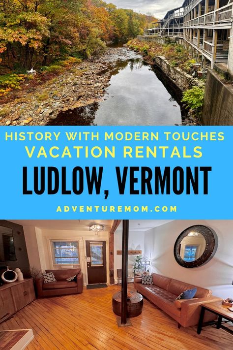 Vacation Rental. With Text Reading: The Best Vacation Rentals in Ludlow, Vermont. Ludlow Vermont, Rental Ideas, Luxury Getaway, Mountain Resort, Camping Trip, Best Vacations, Beach Fun, Beach Resort, Beach Resorts