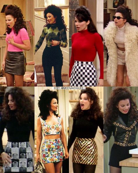 Decades Dance, Nanny Outfit, Fran Fine Outfits, 80s Inspired Outfits, Look 80s, 90s Aesthetics, 90s Outfits, Fran Fine, 90s Fashion Women