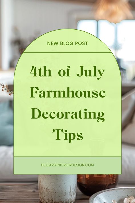 Discover cozy farmhouse decorating ideas for 4th of July gatherings. Get inspired by rustic charm and festive decorations that celebrate Independence Day with style. Patriotic Mantle Decor, Patriotic Mantle, July Decorating Ideas, Farmhouse 4th Of July, Farmhouse Decorating Ideas, Blue Table Settings, Rustic Homes, Farmhouse Decorating, Patriotic Party