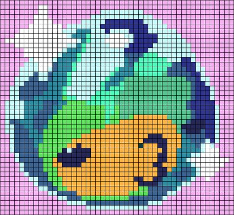 Slime Rancher Perler Beads, Slime Rancher Pixel Art, Glass Desert, Hama Art, Slime Rancher, Easy Perler Bead Patterns, Pixel Beads, Pixel Art Templates, Kandi Patterns