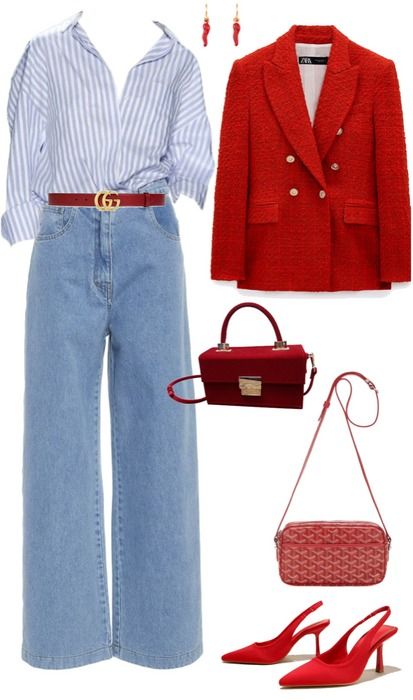 White And Red Shirt Outfit, Emily Gilmore Outfits, Classy Dresses Elegant, Outfit Restaurant, Outfits 40s, Red Blazer Outfit, Women Support Women, 750 Shein Gift Card, Shein Gift Card