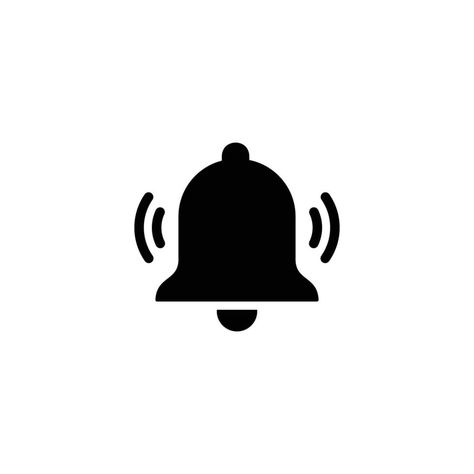 Bell simple flat icon vector illustration. Alarm icon vector illustration. Ringing bell icon vector Youtube Bell Icon, Alarm Illustration, Bell Illustration, Icon Phone, Ringing Bell, Bubble Letter Fonts, Font Bubble, Video Design Youtube, Inktober 2023