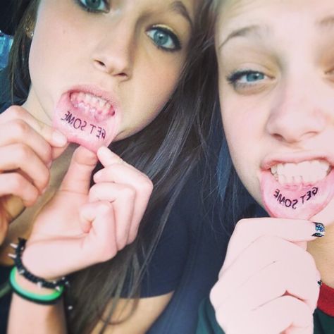 Best friend and I got matching lip tats #tatted #liptat #getsome Matching Lip Tattoos For Best Friends, Matching Lip Tattoos, Lip Tats, Friend Tats, Inner Lip Tattoo, Tattoos For Best Friends, Matching Best Friend Tattoos, Lip Tattoos, Best Friend Tattoos